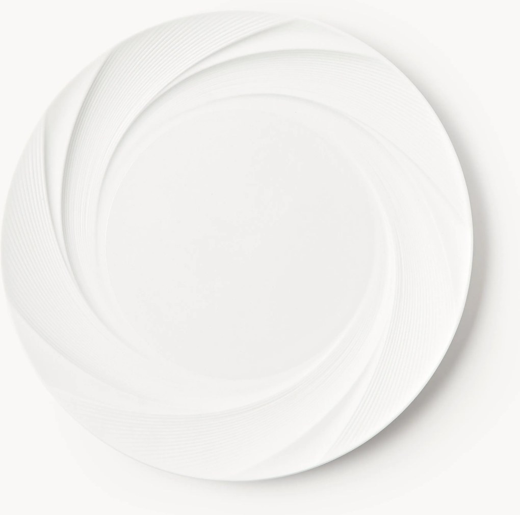 Pratos rasos de porcelana Adonis, conjunto de 4