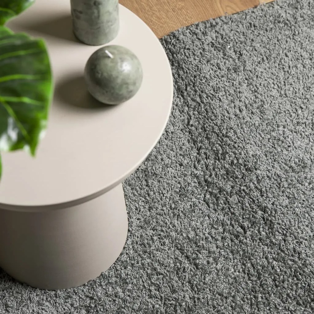 Tapete shaggy de pelo alto PAMPLONA 200x280 cm verde