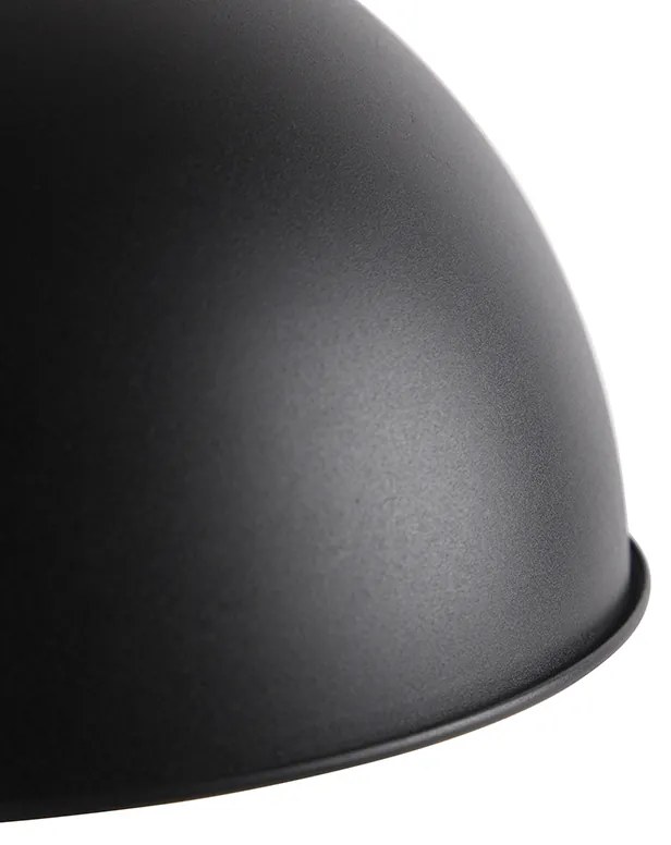 Candeeiro de mesa retro preto com dourado - Magnax