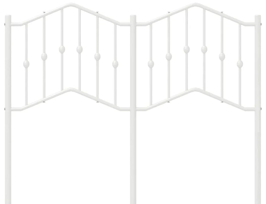 Cabeceira de cama 120 cm metal branco