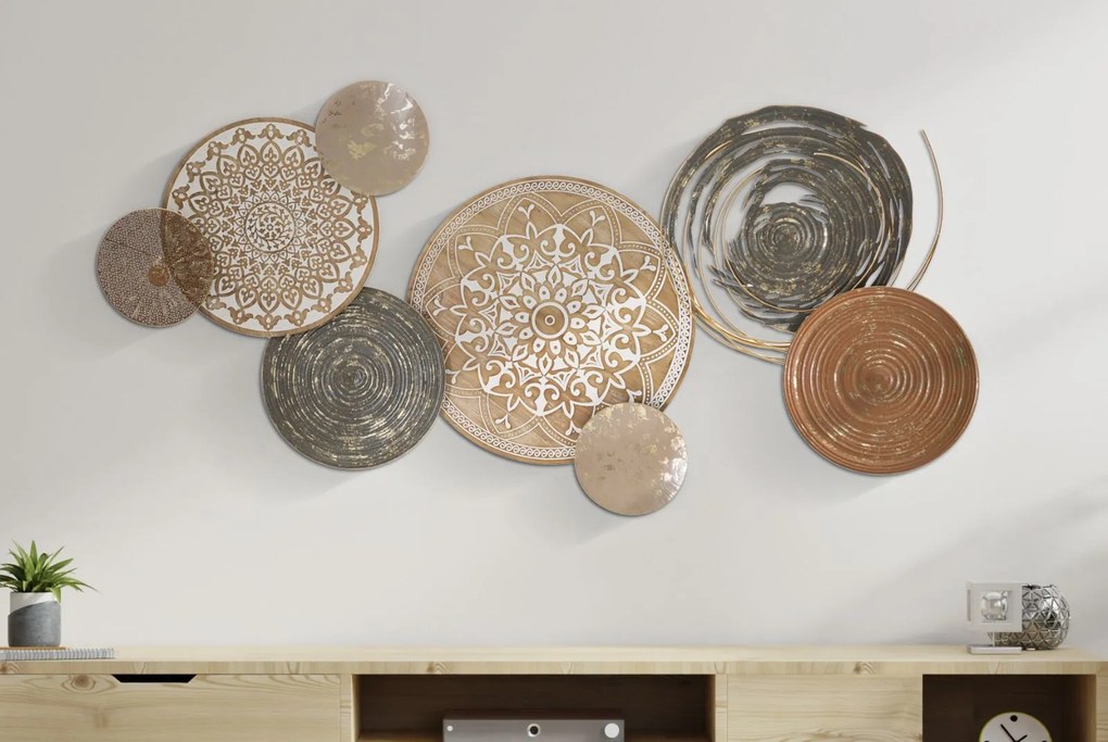 DECORAÇÃO DE PAREDE BOHO CM 167,6X8,9X80,6 MULTICOR