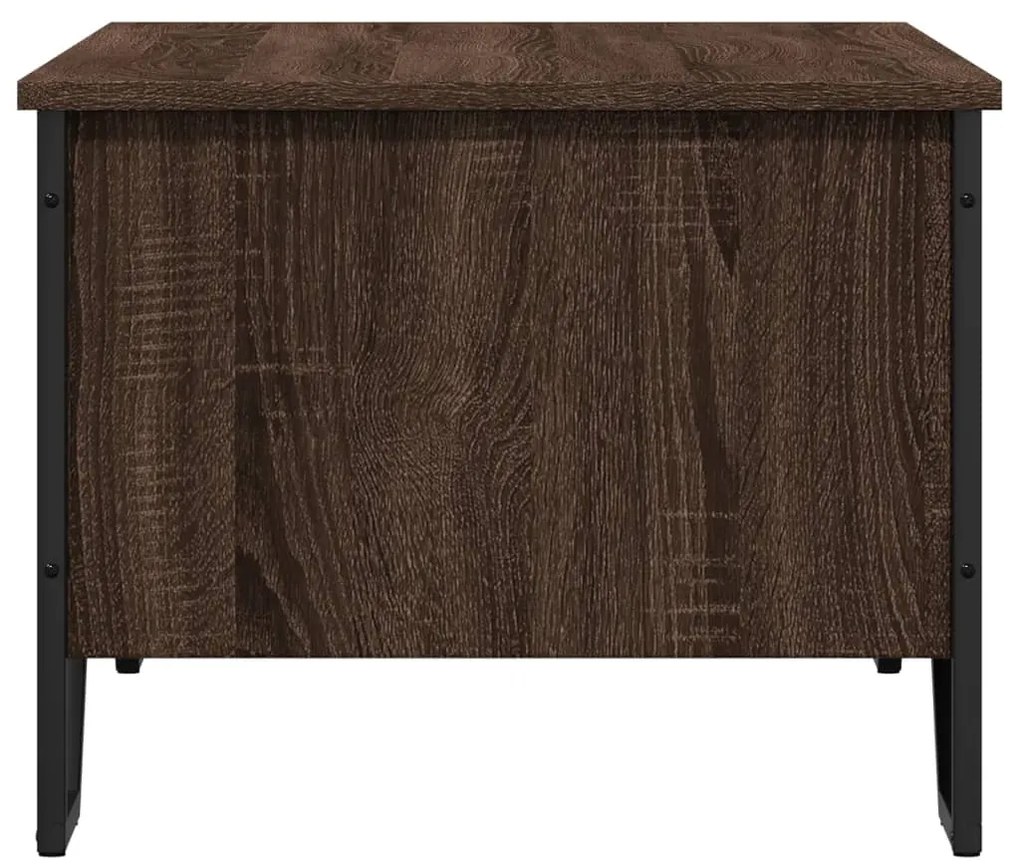 Mesa de centro 100x51x40 cm derivados madeira carvalho castanho
