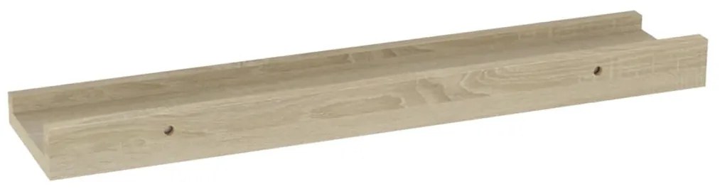 Prateleiras de parede 4 pcs 40x9x3 cm carvalho sonoma