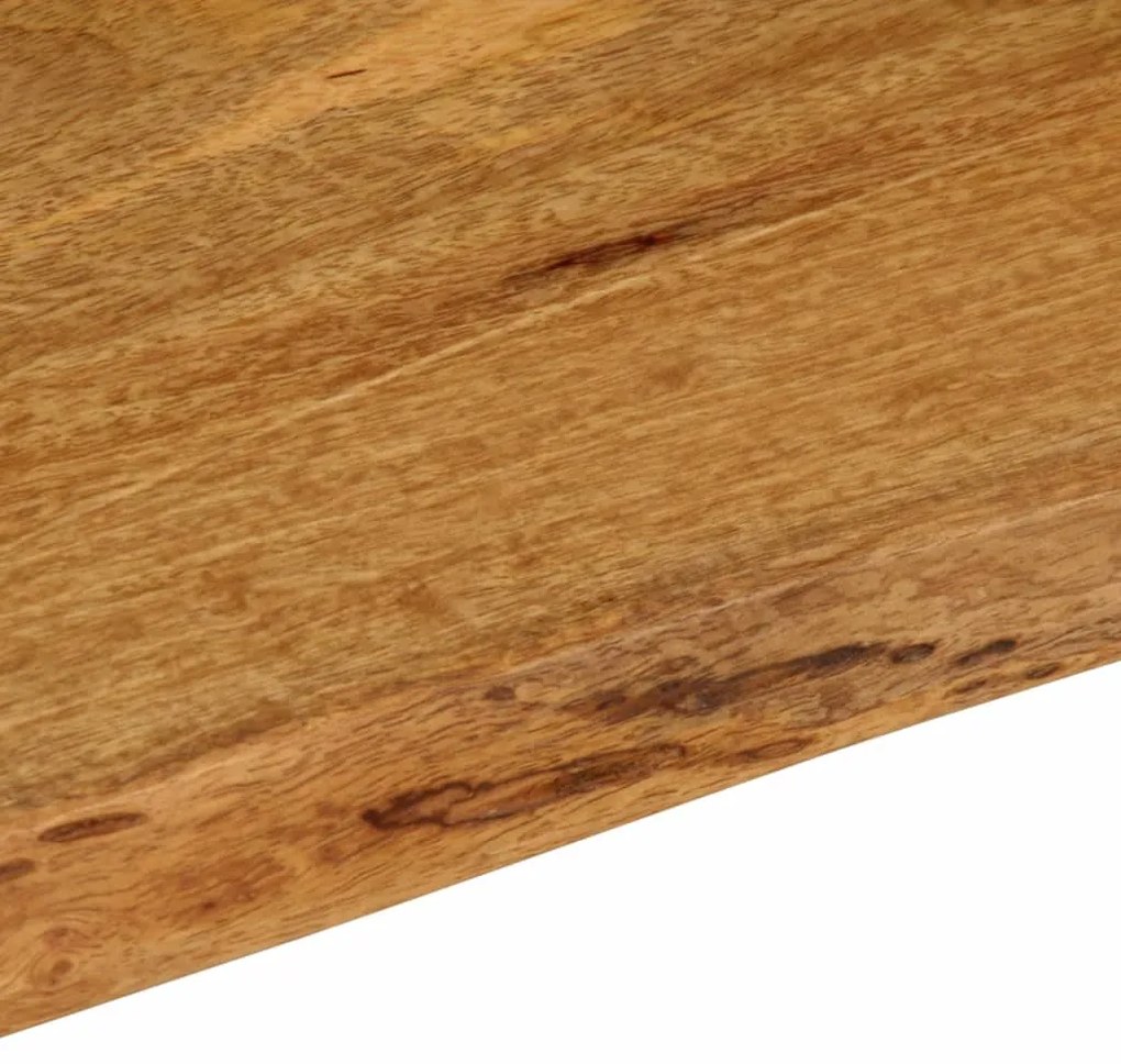 Tampo de mesa c/ borda viva 140x40x2,5 cm mangueira maciça