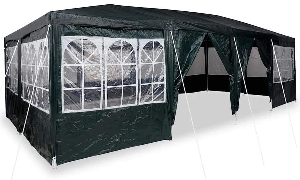 Tenda pra Festa 12 Lados Verdes 8x4 m PE