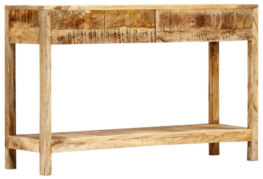 vidaXL Mesa consola 120x35x75 cm madeira de mangueira maciça