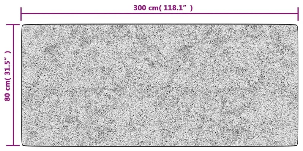 Tapete lavável antiderrapante 80x300 cm multicor