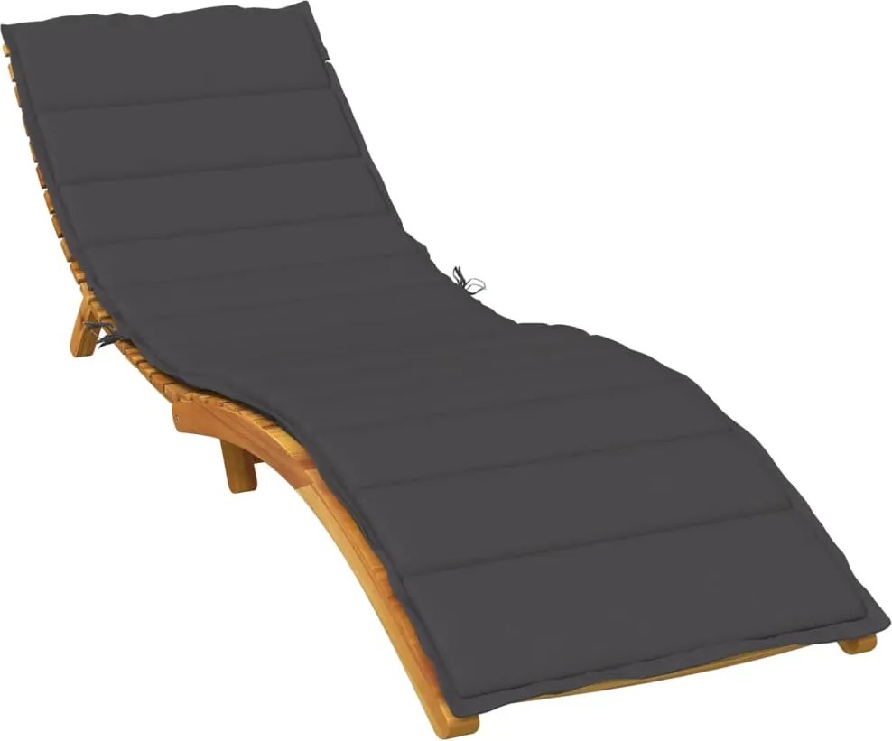 vidaXL Almofadão para espreguiçadeira 200x70x4cm mesclado tecido