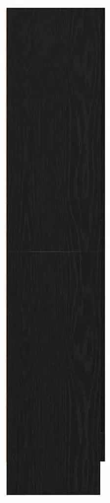 Estantes de Livros em Carvalho Preto da - Conjunto de 2, 165x30,5x150