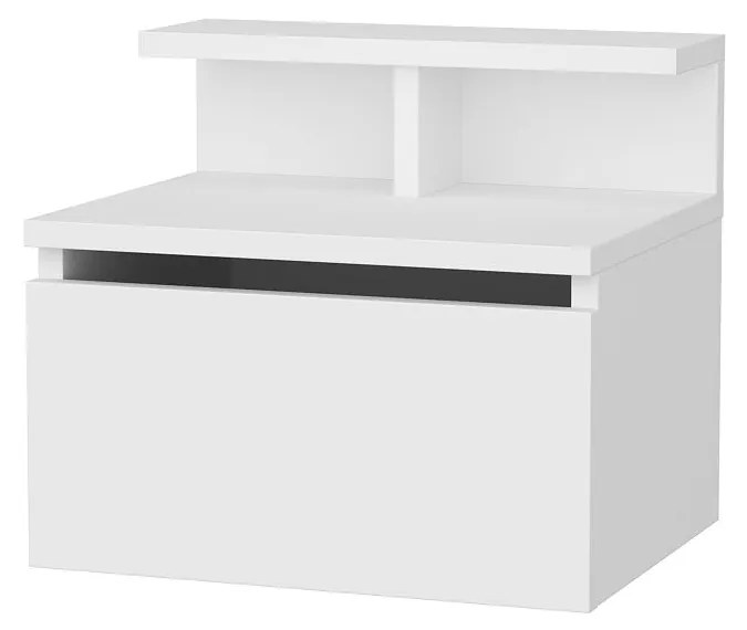 Mesa de Cabeceira Alice - Branca - 39,8 cm x 31,9 cm x 35 cm