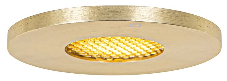 Foco embutido moderno para casa de banho dourado IP54 - Shed Honey Moderno