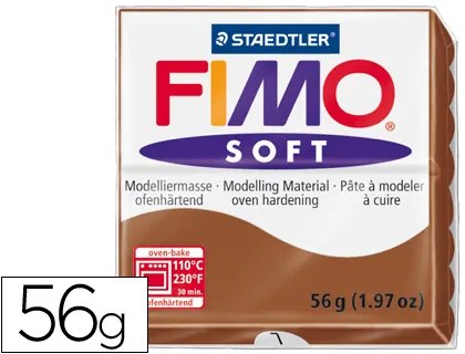 Pasta para Modelar Staedtler Fimo Soft 56 gr Cor Caramelo