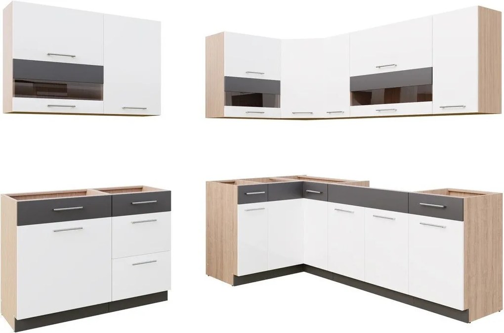 Conjunto de cozinha modular Mode White 131