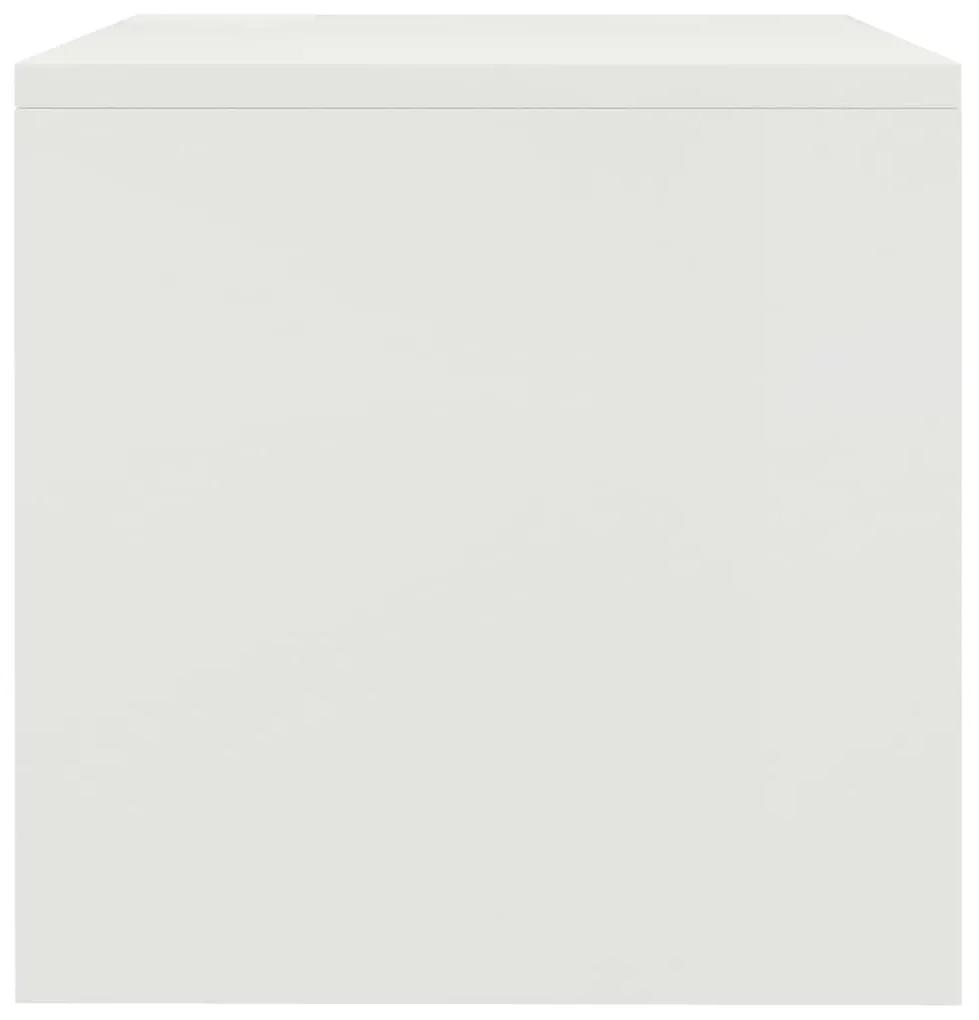 Mesas-de-cabeceira 2 pcs 40x30x30 cm contraplacado branco