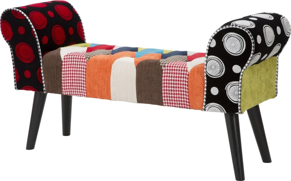 BANCO IMPERIAL 102X31X54 CM MULTICOLORIDO