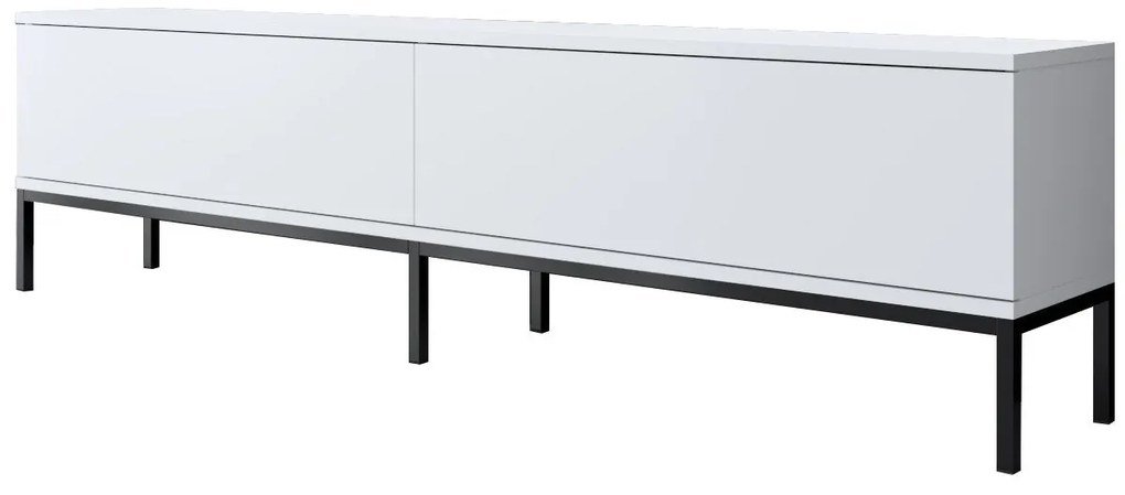 Móvel TV Lord – Preto e Branco – 180 cm x 47 cm x 30 cm