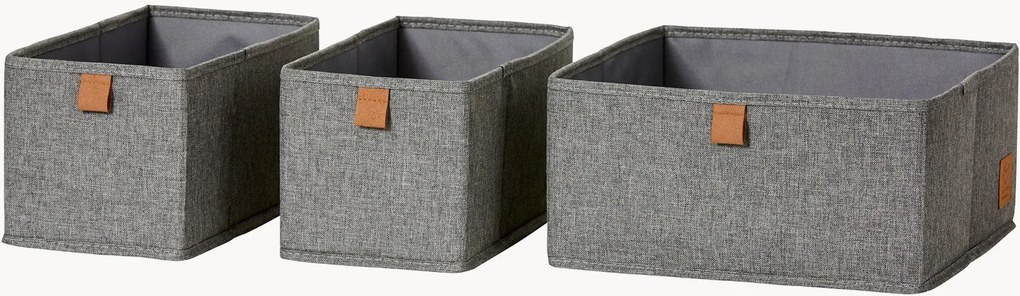 Caixas em linho Love It Store It, conjunto de 3