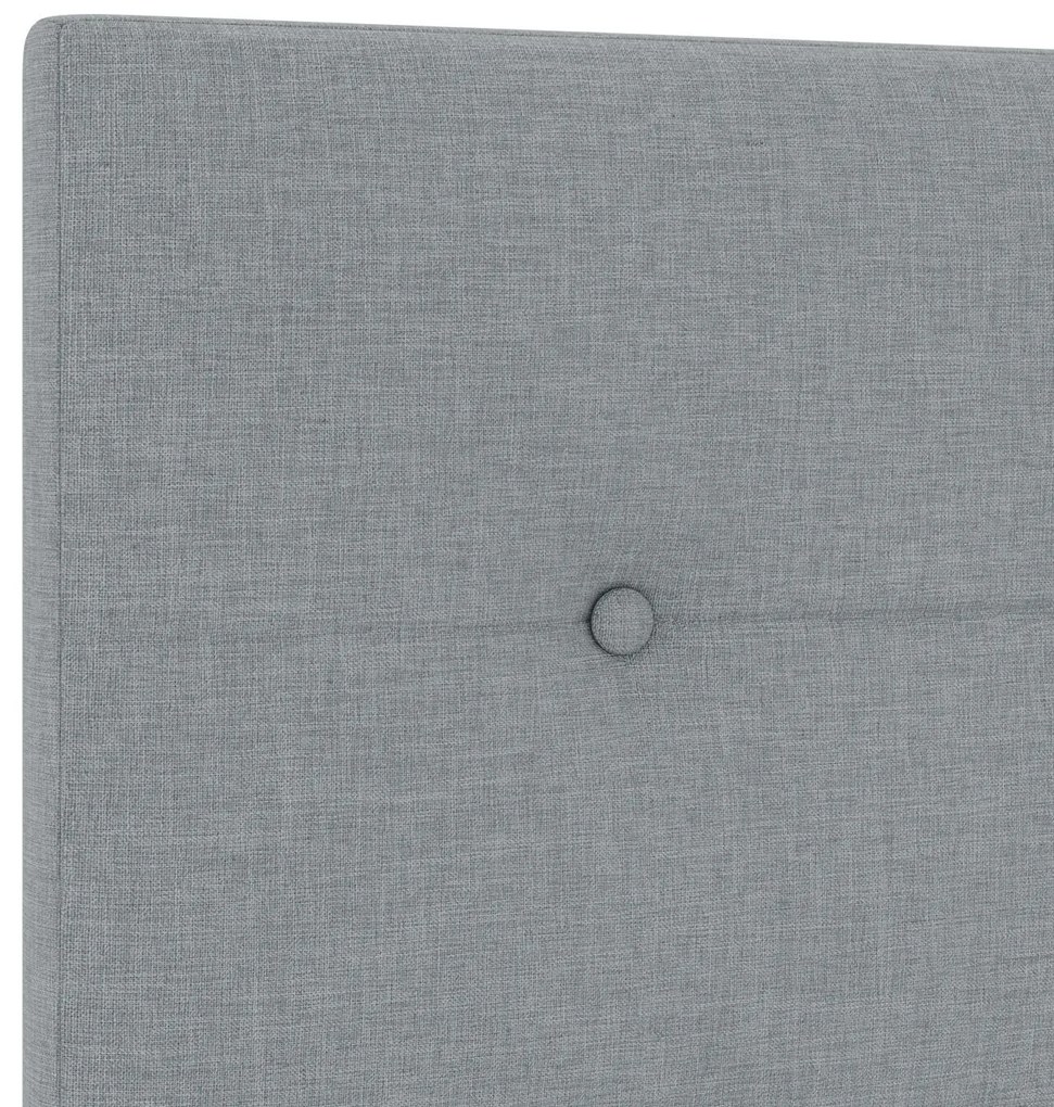 Estrutura de Cama Cinza Claro 120x200 cm Tecido