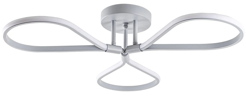 Candeeiro de Teto Damla – Cinza – 68 cm x 14 cm x 68 cm
