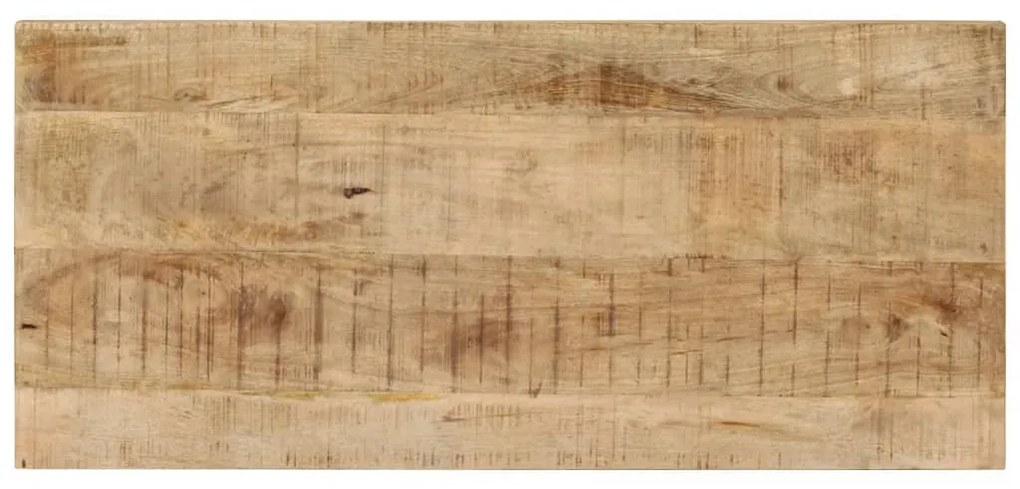Mesa de jantar 110x50x76 cm madeira de mangueira maciça