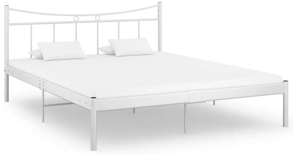 324805 vidaXL Estrutura de cama 160x200 cm metal branco