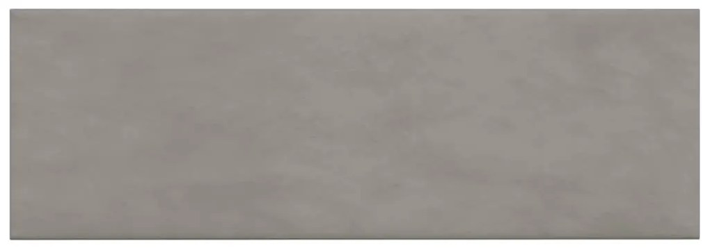 Painel de parede 12 pcs 90x30 cm veludo 3,24 m² cinza-claro