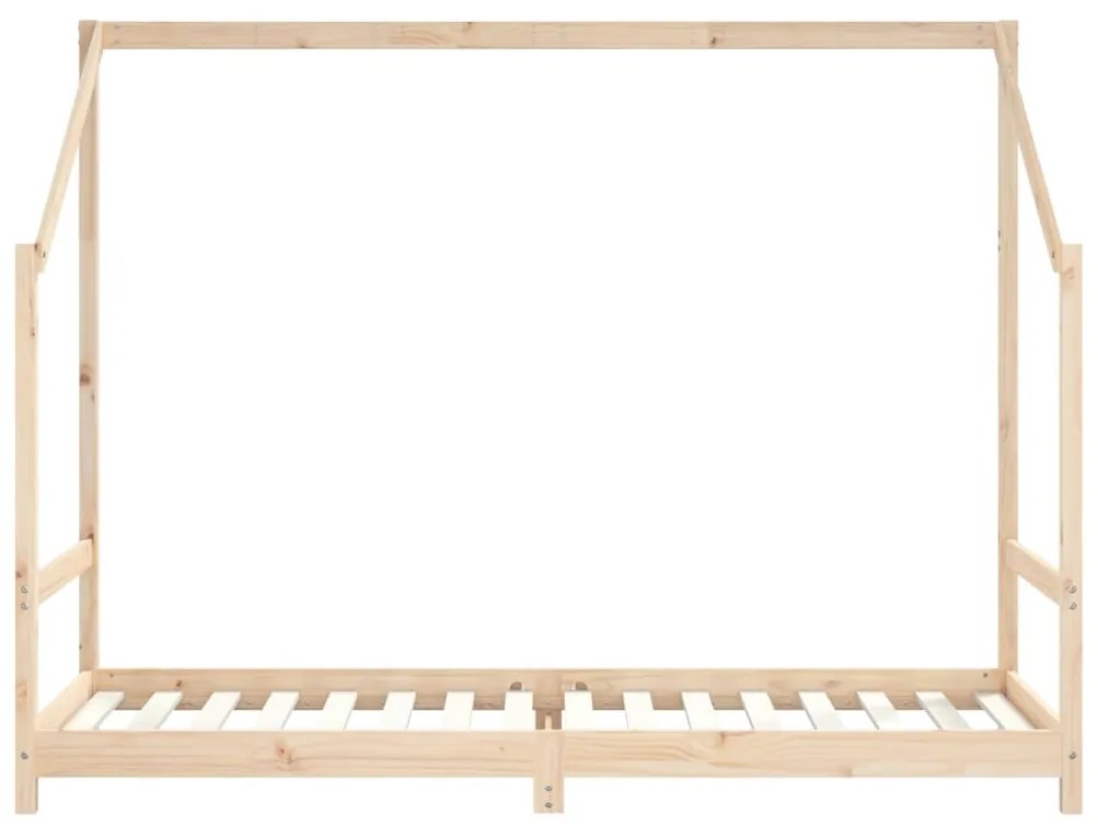 Estrutura de cama infantil 90x200 cm pinho maciço