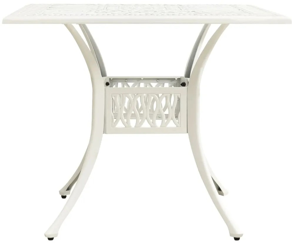 3 pcs conjunto bistrô alumínio fundido branco