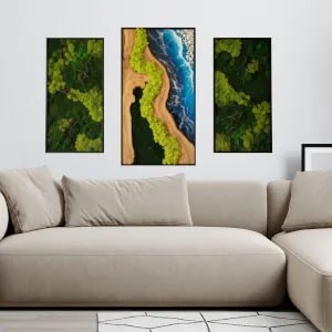 Decoração de parede moderna – Contraste epóxi