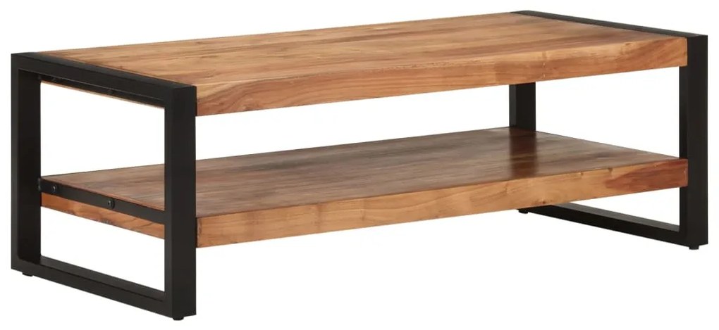 vidaXL Mesa de centro 120x55x40 cm madeira de acácia maciça