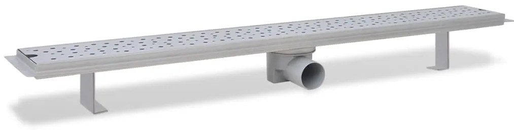 Dreno de chuveiro linear bolhas 930x140 mm aço inoxidável