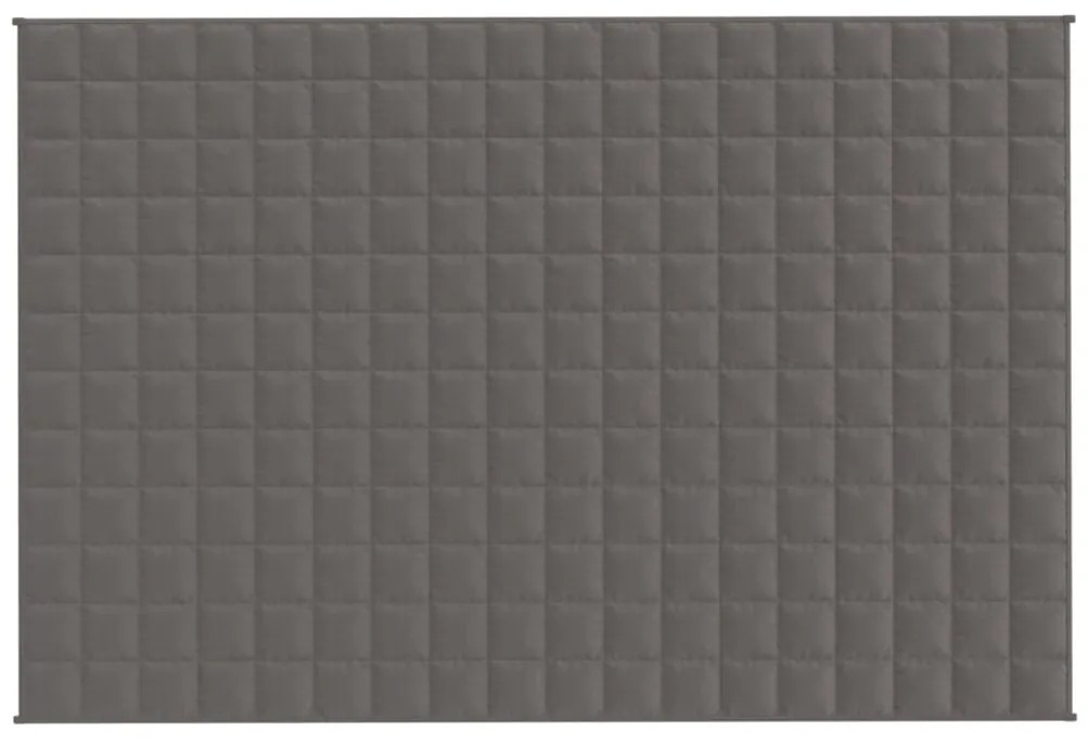 Manta pesada 5 kg 120x180 cm tecido cinza