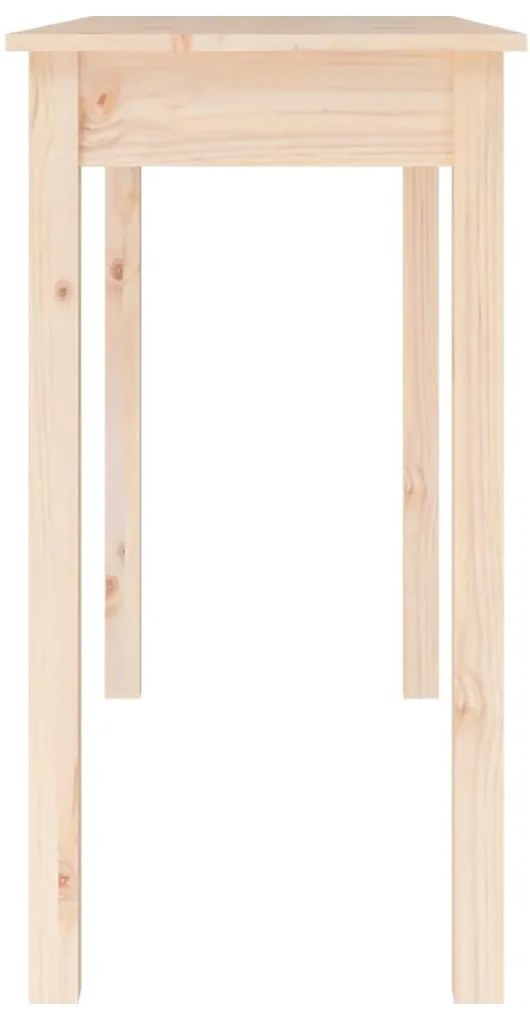 Mesa consola 110x40x75 cm madeira de pinho maciça