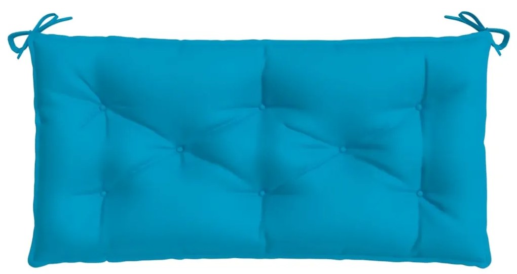 Almofadões banco jardim 2 pcs tecido oxford azul-claro