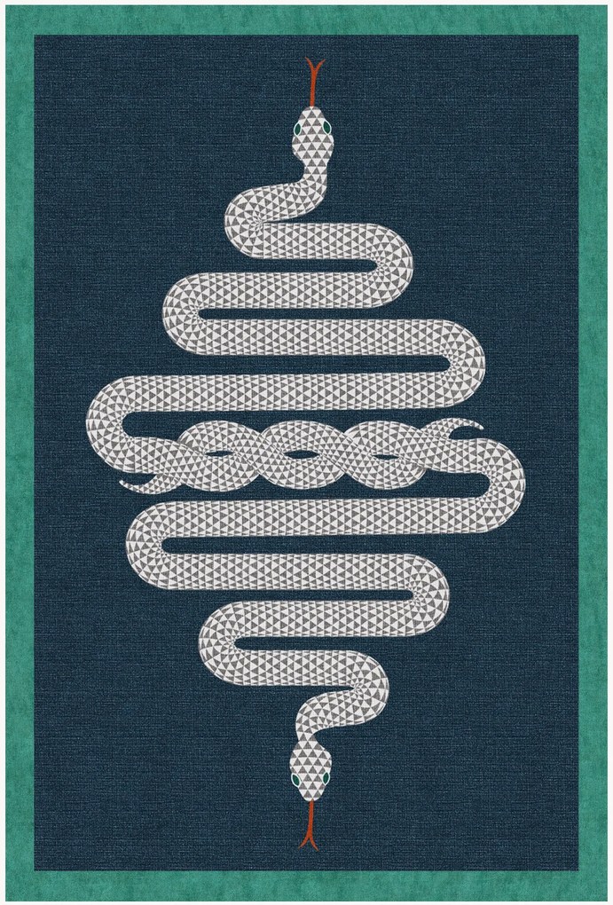 Tapete lavável de pelo curto Venom por Jonathan Adler