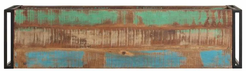 Móvel de TV 120x30x40 cm madeira recuperada maciça