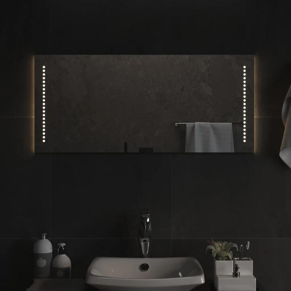 151731 vidaXL Espelho de casa de banho com luzes LED 90x40 cm
