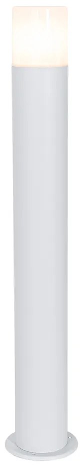 Candeeiro de pé para exterior branco abajur opala 70 cm - Odense