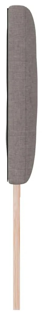 Cabeceira LED vidaXL Design Diamante Taupe 200 cm Tecido