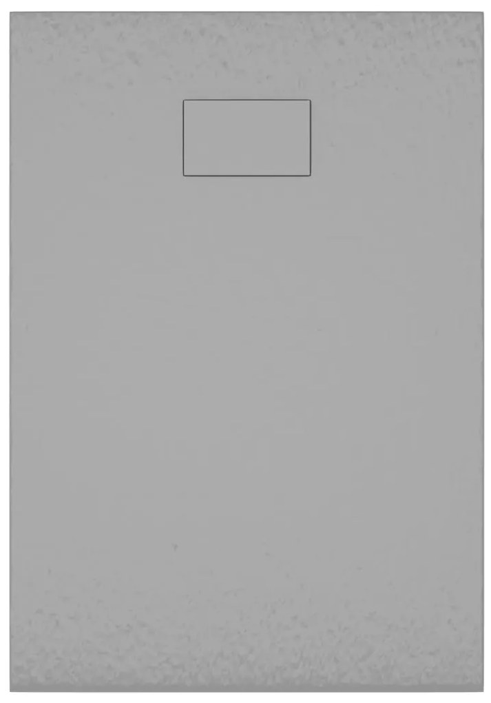 Base de chuveiro SMC 100x70 cm cinzento