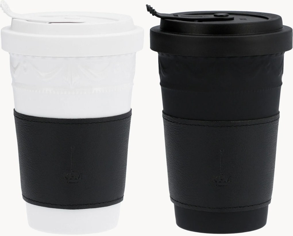 Copos para levar Black'n'White Kurland, conjunto de 2