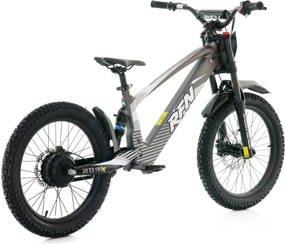 Bicicleta elétrica infantil sem pedais 750W 20" 36V 7.5Ah RXF EVO-RACING Cinzenta