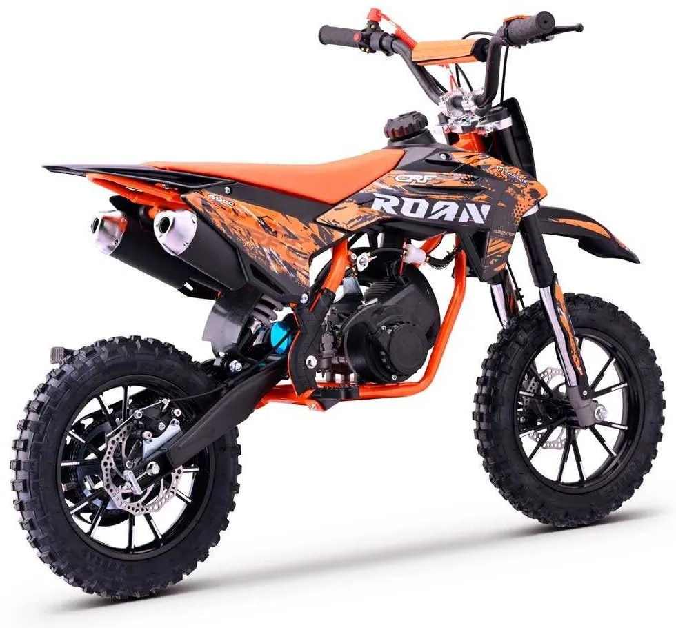 MINI MOTO Crianças MINICROSS gasolina 49cc Roan CRF 10/10" 3.5cv Laranja