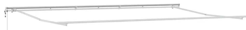 Toldo Retrátil Automático vidaXL Cinza Claro 600x300 cm