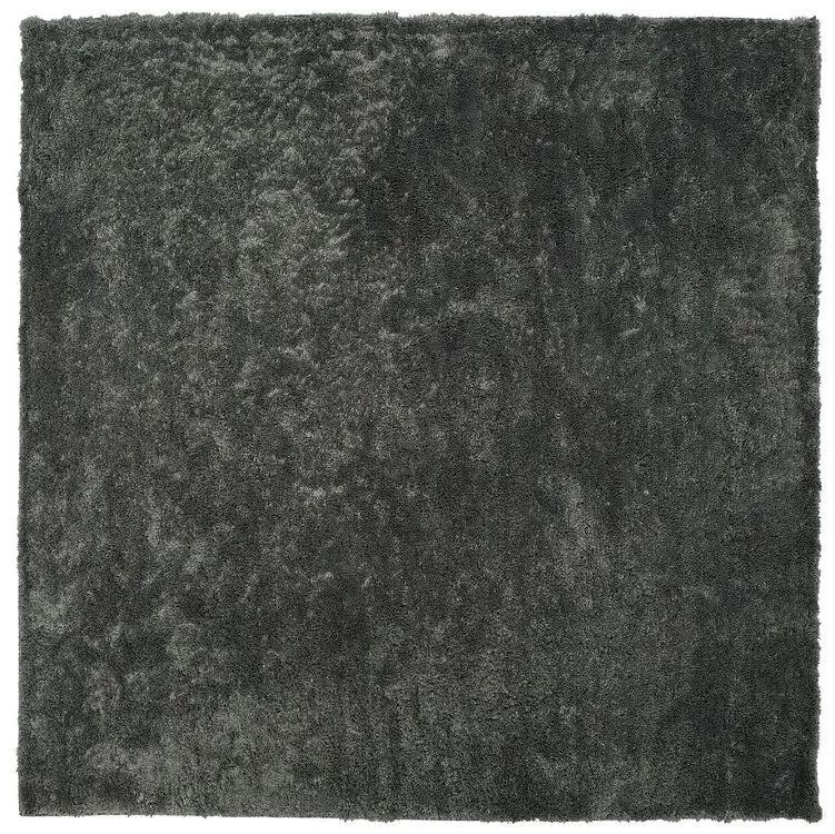 Tapete cinzento escuro 200 x 200 cm EVREN Beliani