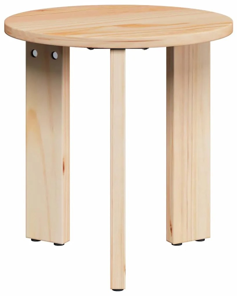 Mesa de centro 3 pcs Natural 47,5 x 47,5 x 27 cm