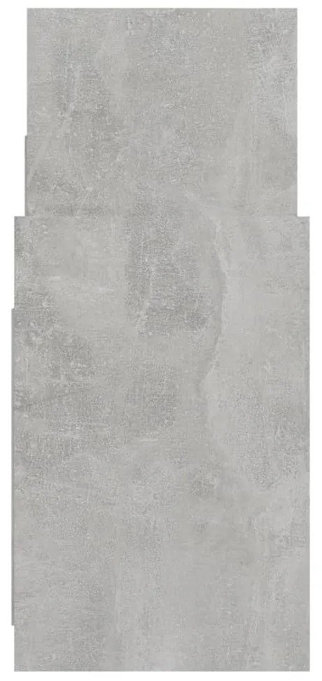 Móvel de apoio 60x26x60cm derivados de madeira cinzento cimento