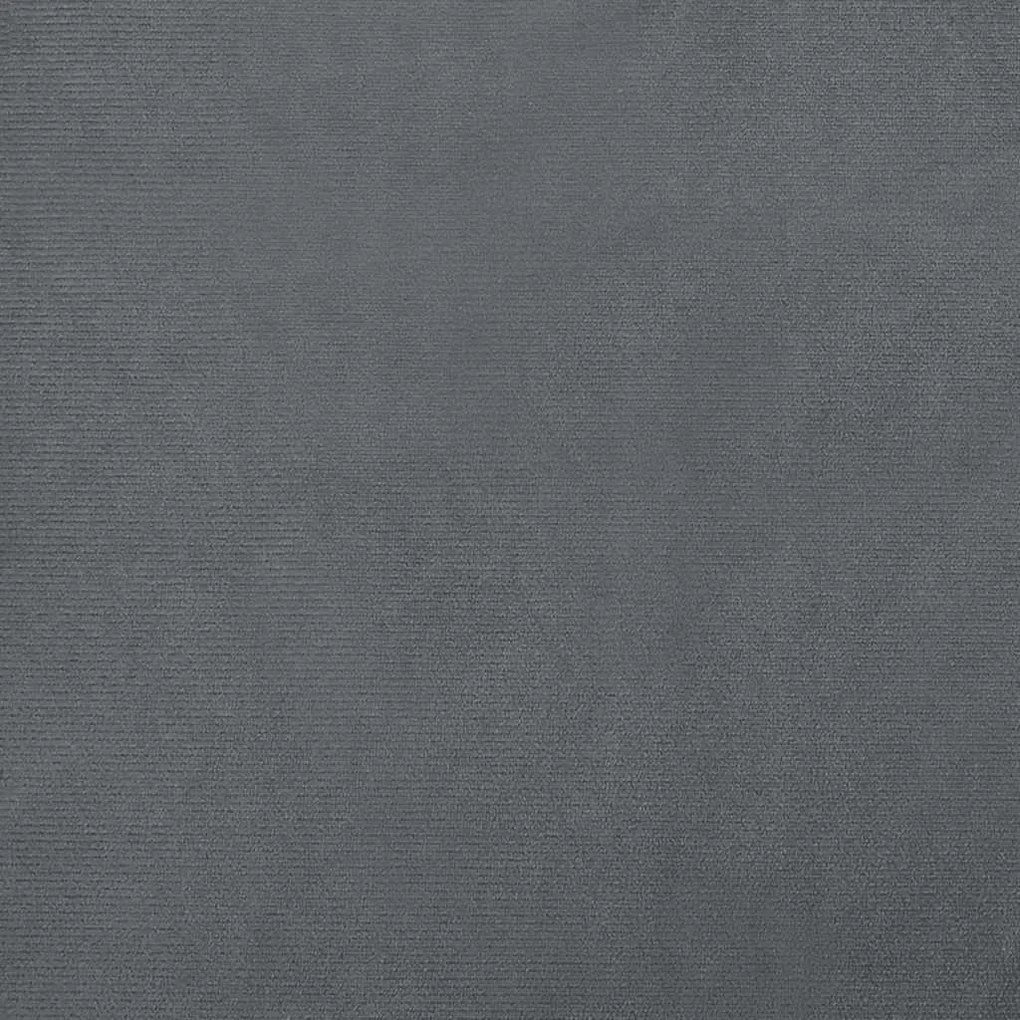 Cama para cães 66x40x45 cm veludo cinzento-escuro