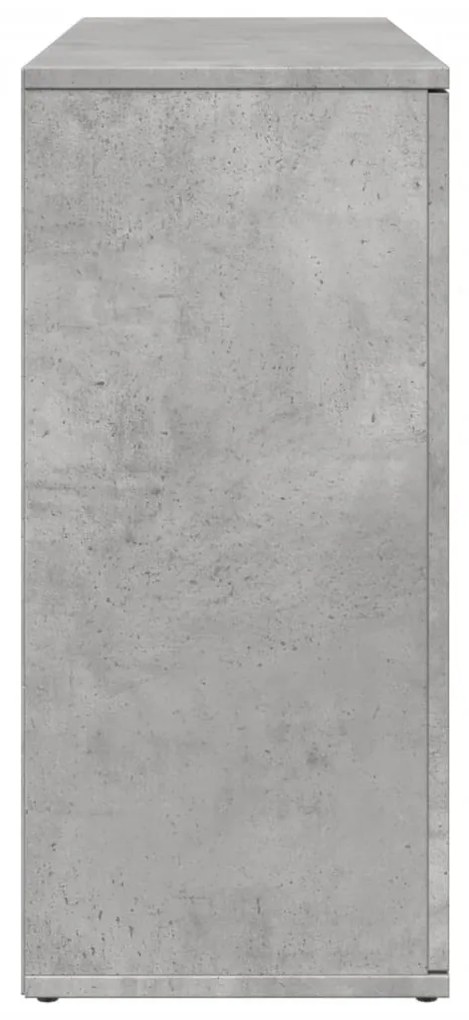 Aparador 90,5x29,5x65 cm derivados de madeira cinzento cimento