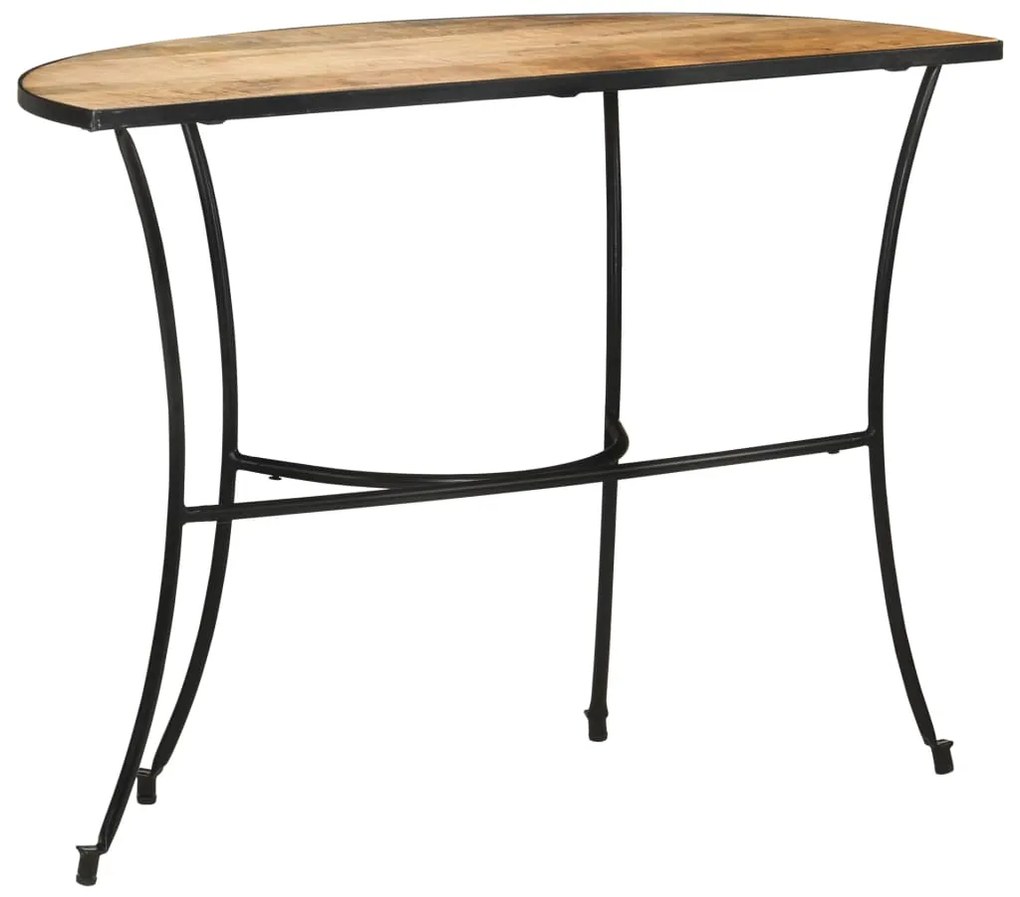 Mesa de apoio 110x40x77 cm madeira de mangueira maciça